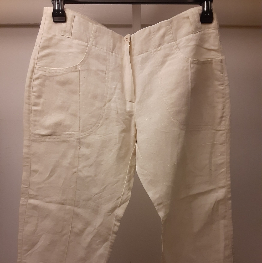 Italian Brand Chopin Ladies Linen Capris